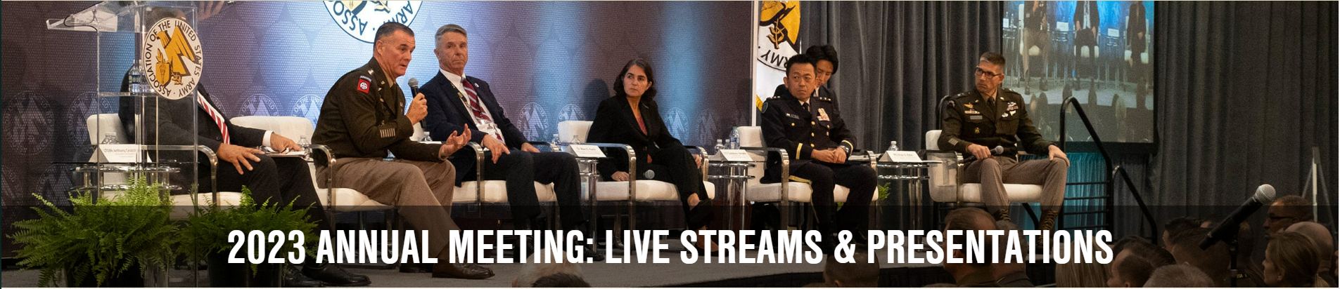 AUSA 2023 Annual Meeting: Live Streams and Presentations