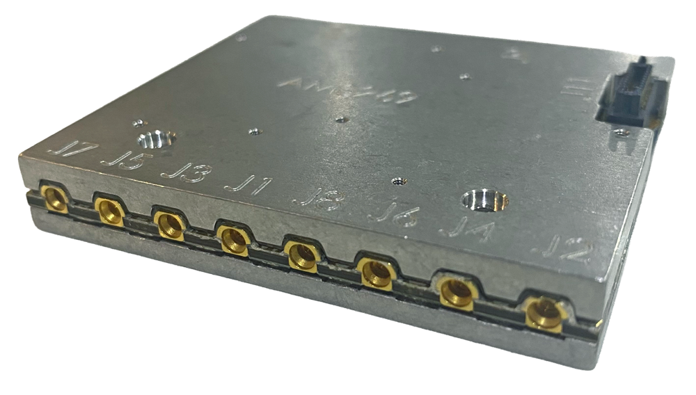 2.0 to 18 GHz 4 Receive, 4 Transmit Signal Conditioning Module 